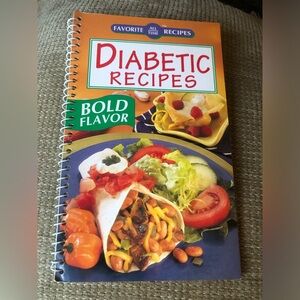 9730 Diabetic Recipes Spiral Bound Cookbook Bold Flavor Favorites 95 pages